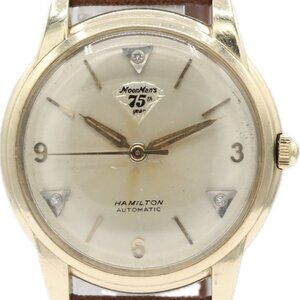 Vintage 35mm Hamilton "Moorman's 75th" Men's Automatic Wristwatch 677 10k GF